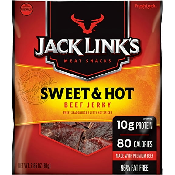 Jack Link's Beef Jerky Sweet & Hot 2.85oz (Pack of 5)