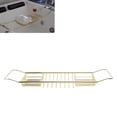 thumbnail image 1 of Stainless Steel Bathtub Caddy Tray Expandable Shower Tub Rack for Luxurious Bathing Experience, 1 of 7