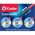 thumbnail image 4 of O-Cedar Hardwood Floor 'N More Microfiber Mop with Telescoping Handle (Pack of 4), 4 of 9