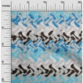 thumbnail image 2 of oneOone Cotton Poplin Light Blue Fabric Geometric Fabric For Sewing Printed Craft Fabric By The Yard 42 Inch Wide-W7, 2 of 6