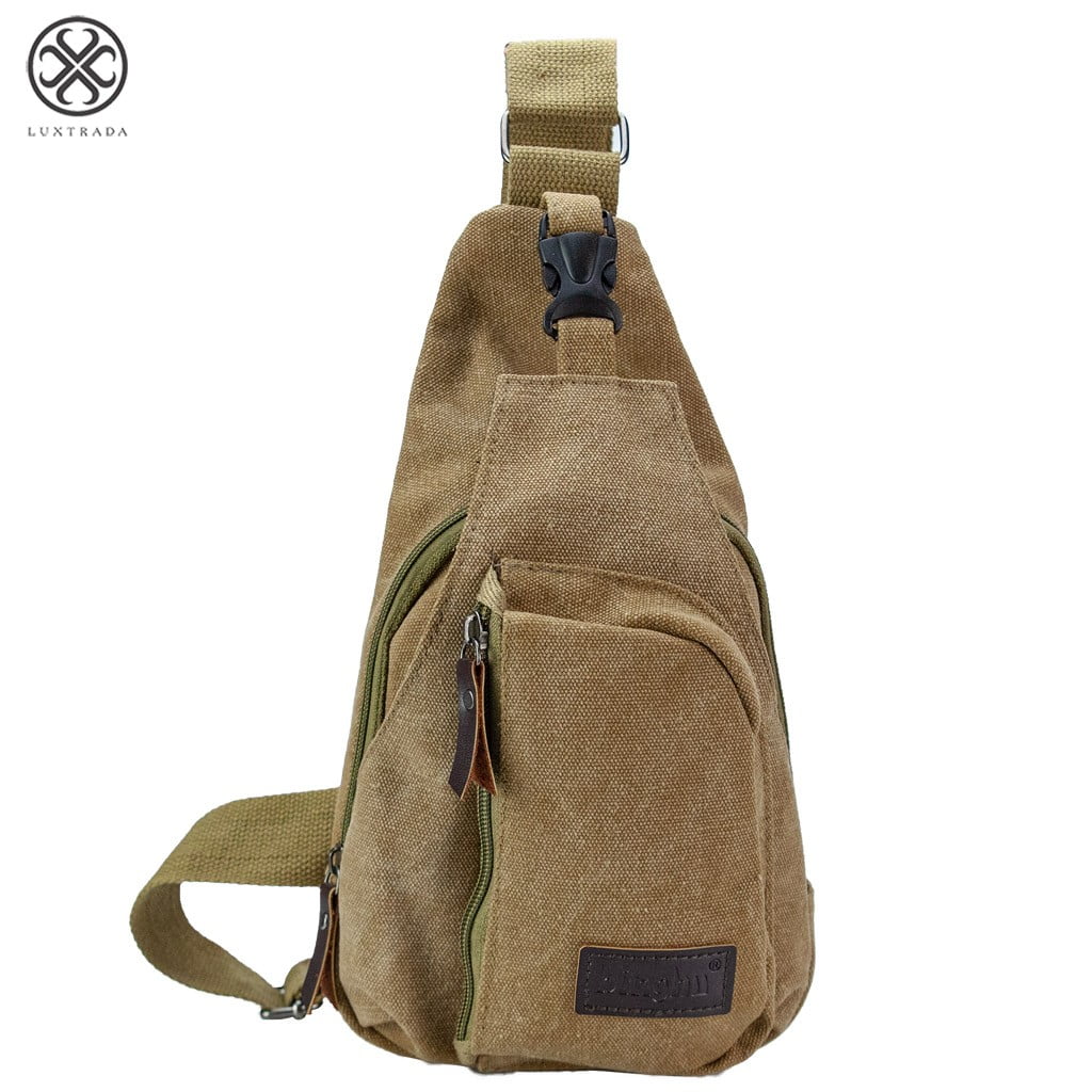 Luxtrada Men Women Military Canvas 