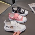 thumbnail image 2 of Zapatos de lona para niños, zapatos de baile blancos para niños, zapatos de lona casuales de verano con suela sólida, zapatos bordados, 2 of 3