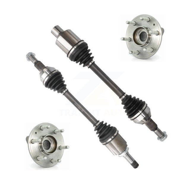 Kugel Front CV Axle Drive Shaft and Hub Bearing Assembly Kit for Car GMC Acadia Buick Enclave Chevrolet Traverse Saturn Outlook Limited Primary Design - Left Right Side (Driver Passenger) KN7-100434