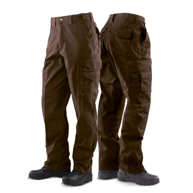 Pantalones tácticos Tru-Spec 24-7 Original para hombre, color marrón, 38 de ancho x 32 de largo