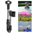 thumbnail image 4 of Support de Parapluie de Vélo Réglable en Acier Inoxydable, Support de Fauteuil Roulant d'Extérieur pour Poussettes et Sièges de Pêche, 4 of 7