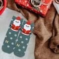 thumbnail image 1 of Seyotauo Christmas Cupcake Socks Fuzzy Christmas Socks,Athletic Indoor Sock, Winter Warm Cozy Fluffy Cartoon Monster Socks for Girls Christmas Gifts, Adult, Women, Home Sleeping, 1 of 6