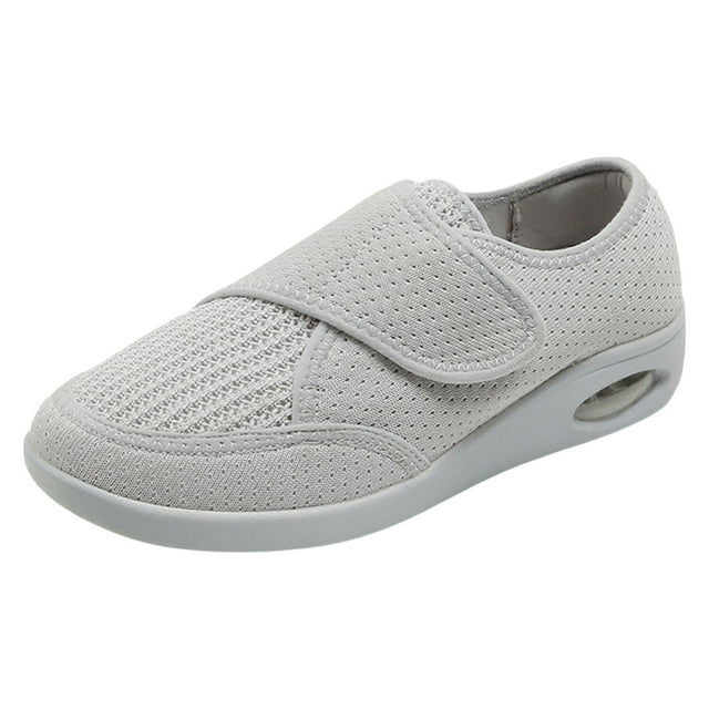 TIEVOSA Espadrilles UniAdjustable Sans Lacets Faciles à Enfiler et à Enlever Douces et Respirantes