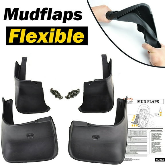 4PCS Mud Flaps For Toyota Corolla 2009-2013 Mudguards Splash Guards Front Rear
