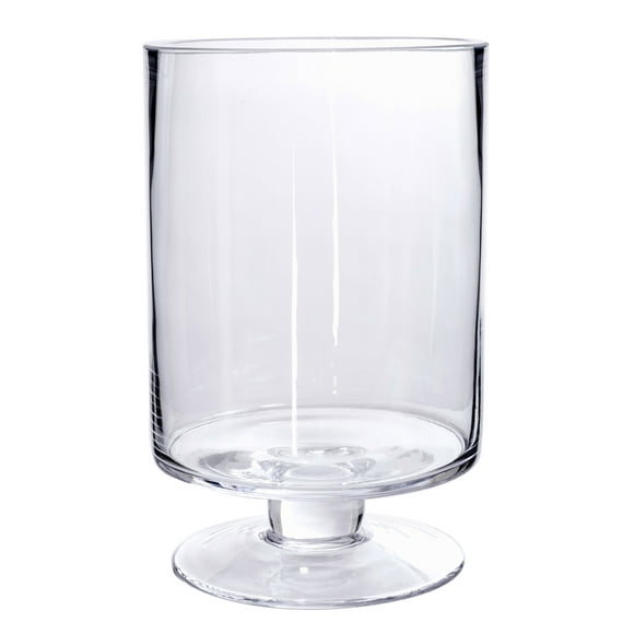 Better Homes and Gardens Medium Glass Pillar Pedestal Home Candle Holder