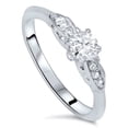 thumbnail image 3 of Pompeii 1/2ct Diamond Vintage Engagement Ring 14K White Gold (G/H,I1), 3 of 5