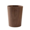 thumbnail image 1 of Cubo de basura redondo de madera maciza de 9 litros para hogar, cocina, oficina, hotel o dormitorio. madera 1 piso, 1 of 8