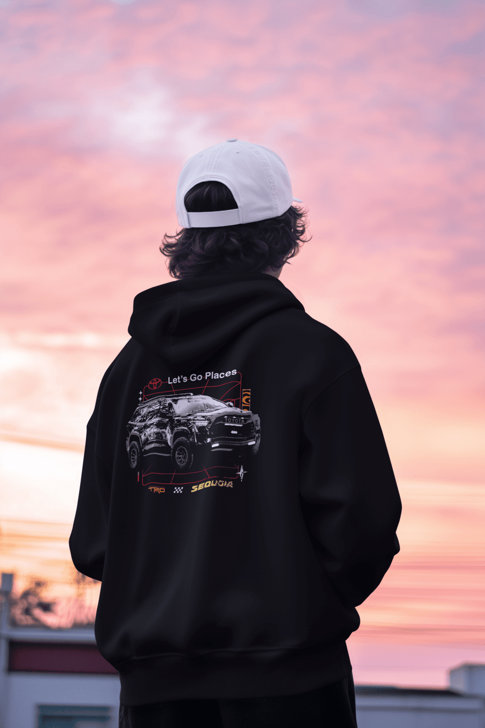 Toyota Sequoia TRD Zip-Up Hoodie-Let's Go Places