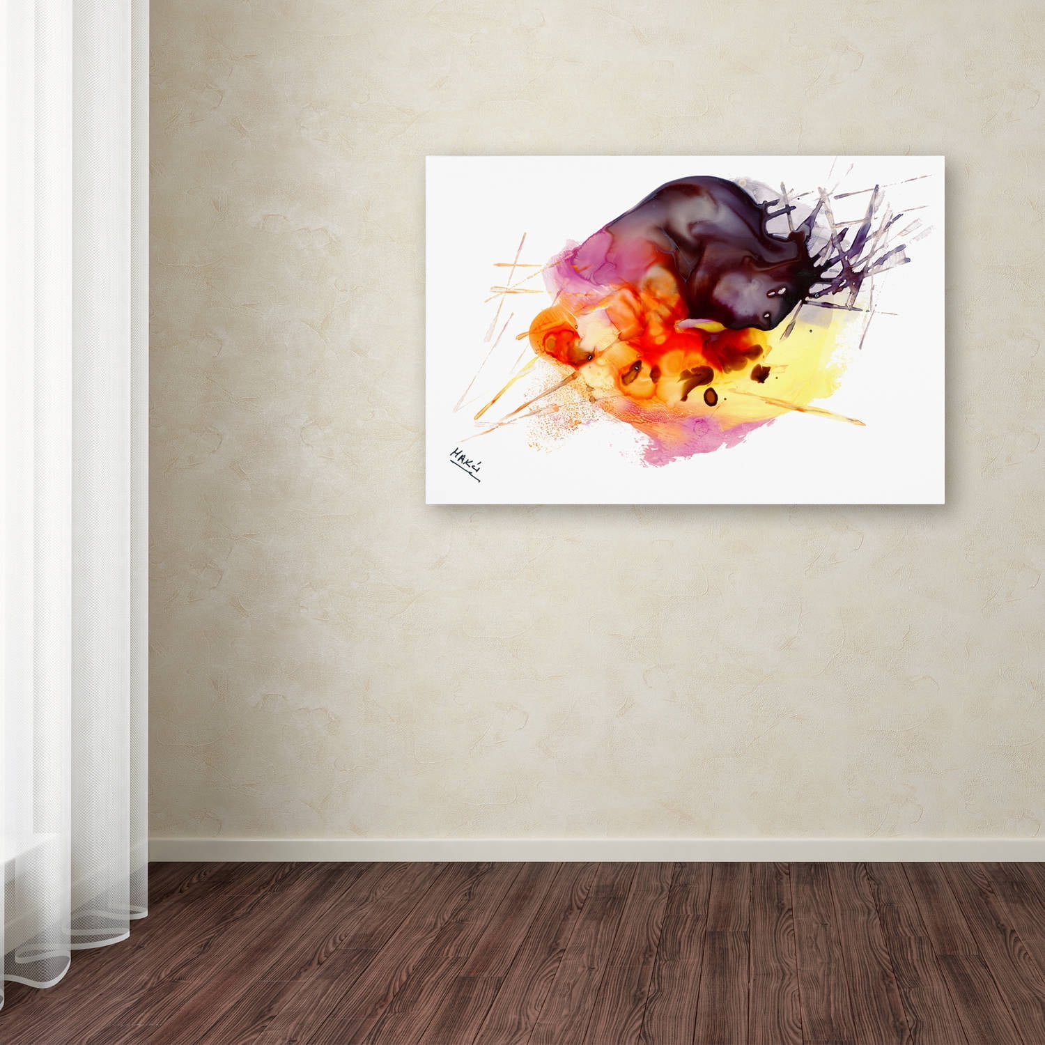 Trademark Fine Art "Abstract 10" Canvas Art by Mako