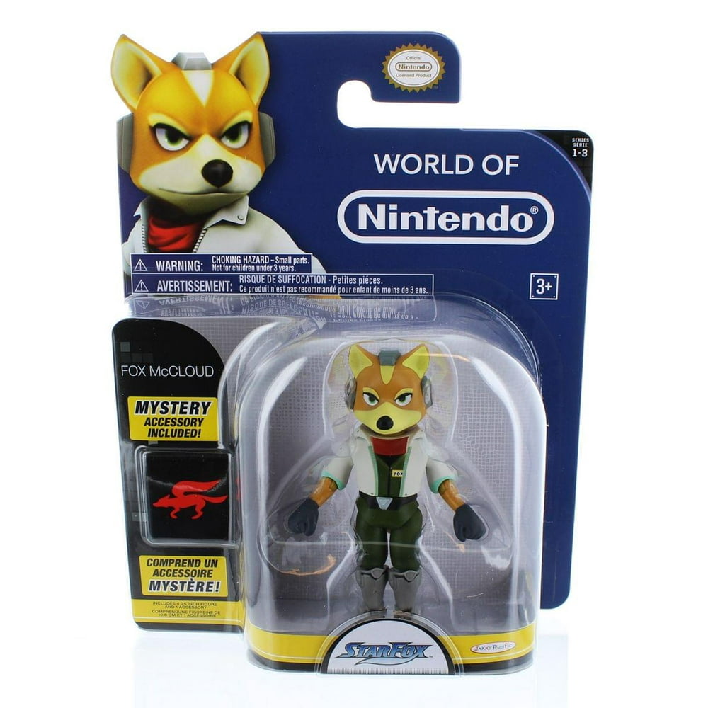 Star Fox 4" Figures Series 3 Starfox w/ Arwing