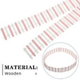 thumbnail image 3 of SOPOTUTU Decorate Fence Wood Miniature Fence Wooden Dual-tone For Diy Project Indoor Use 1Set, 3 of 8