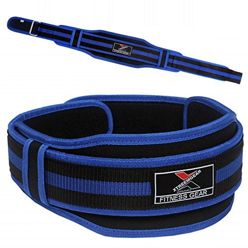 XTREEMGEAR Weight Lifting Belt Back Support Gym Training 5" Wide Blue