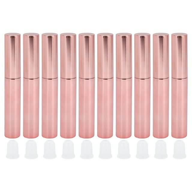 10 tubos de pegamento para pestañas, vacíos, delineador líquido, rímel, botella con inserto de goma, 10 ml