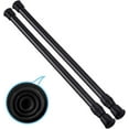 thumbnail image 1 of Tension Rods Shower 12 in to 20 Small Adjustable Curtain Rods Window Rods in Extendable Telescopic Width Spring Cupboard Bars for Kitchen Utensils, Closet, Cabinet,Fit in The Spaces to Stay Up,2 Pack, 1 of 7
