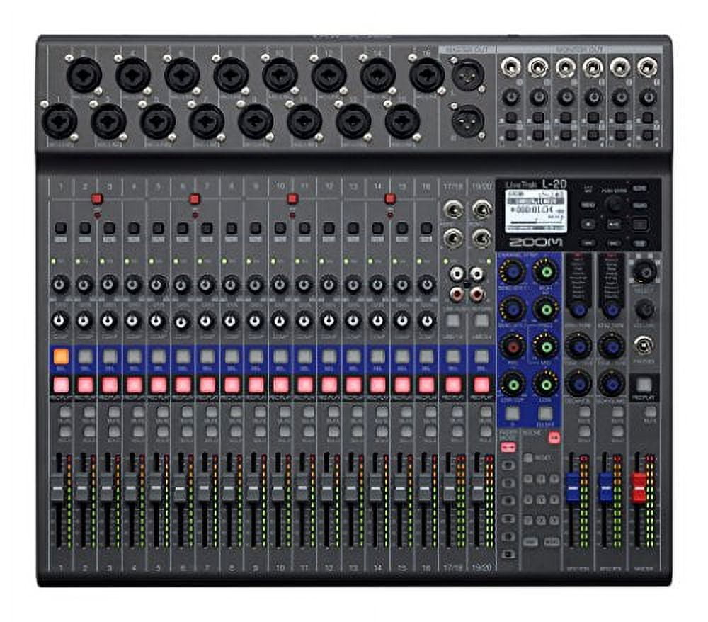 Zoom LiveTrak L-12 - 12-Channel Multitrack Recorder + Zoom ZDM-1