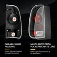 thumbnail image 5 of Winjet Tail Lights Compatible With 1997 to 2003 Ford F-150/F-250, 1997-2007 Ford F-250/F-350 Replacement Left + Right Side Taillight Pair Clear Lens, 5 of 7
