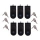 thumbnail image 1 of 6pcs Aleación de Zinc Sellada Palanca Grande Cerradura de Pestillo de Compresión Operada a Mano Negro Sunnimix Trailer Toolbox Palanca de bloqueo, 1 of 8