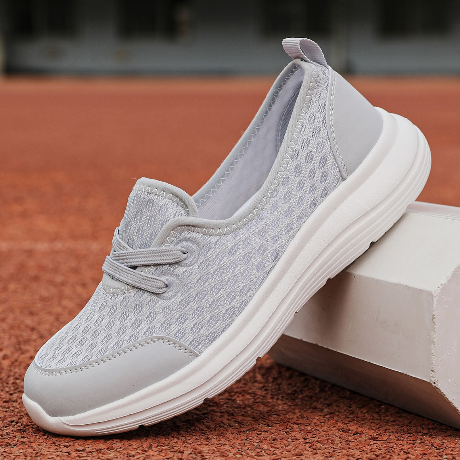 GUOBIOZIY Women's Slip-on Sneakers Wide Width Comfort Walking