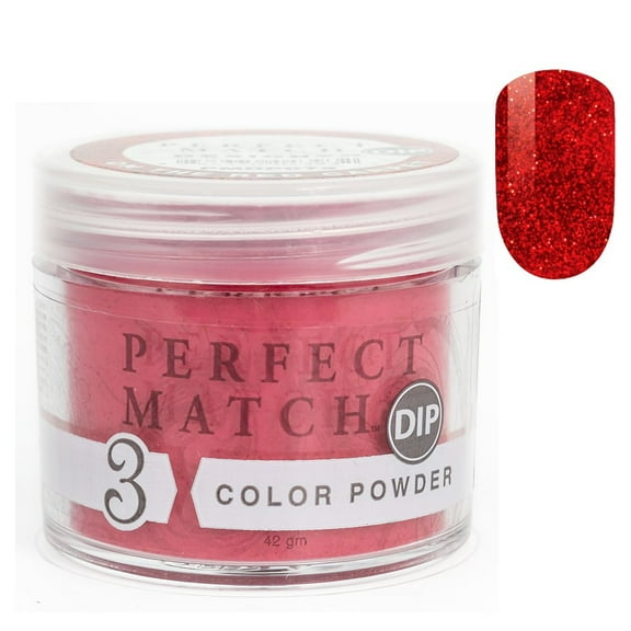 LECHAT Perfect Match 3in1 Powder  Gel Dip Acrylic - On The Red Carpet, 1.48 ounces