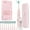 Pink, variant on Phylian S5 Upgraded Sonic Electric Toothbrush for Adults and Kids Ages 12+ with 8 Brush Heads, IPX7 Travel Toothbrush with Case, 2.5 Hours Charge for 120 Days, 5 Modes with Built-in Smart Timer Black