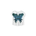 thumbnail image 2 of Aeropostale Womens Butterfly Boxy Graphic T-Shirt, White, Juniors, X-Large, 2 of 2