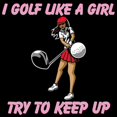 thumbnail image 3 of CafePress - I Golf Like A Girl - Women's Dark Pajamas, 3 of 4