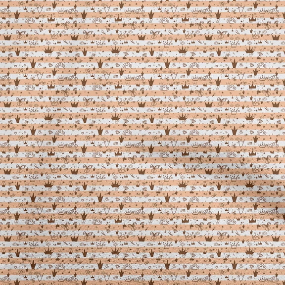 oneOone Polyester Spandex Peach Fabric Kids Cutie Animal Sewing Fabric By The Yard Printed Diy Clothing Sewing Supplies 56 Inch Wide