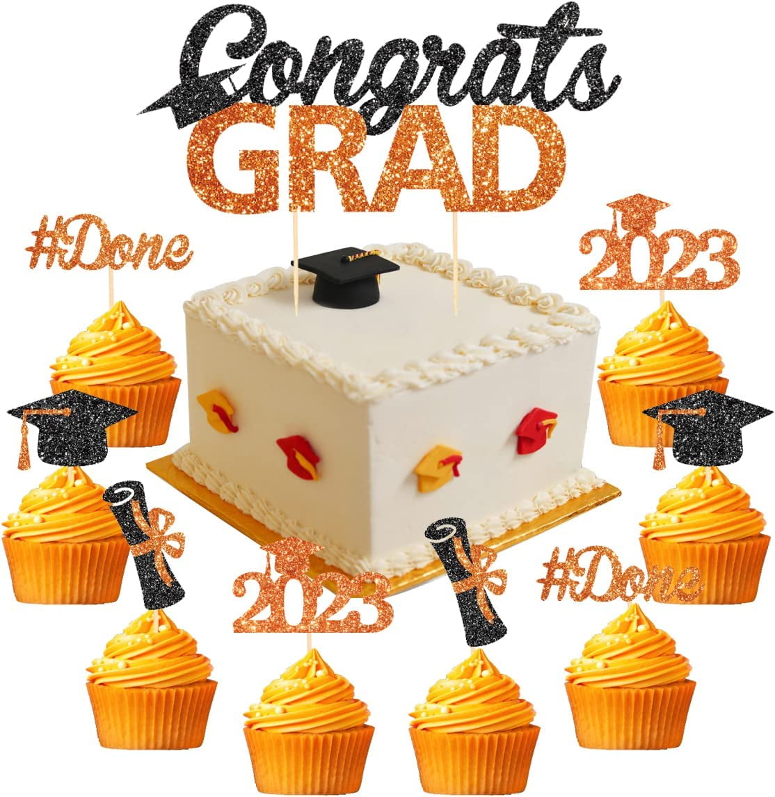 15 Easy Graduation Cake Ideas 2018 - Decorations for High School and College  Graduation Cakes