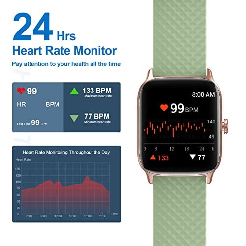 Reloj Inteligente Livikey con Monitor de Ritmo Cardíaco, SpO2 y Seguim