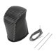 thumbnail image 1 of Cubierta de pomo de cambio de marcha Unique Bargains para Lexus NX300 2014-2021, antideslizante, fibra de carbono negra, protector de mango de cambio gris, cuero sintético, 1 Pc, 1 of 1