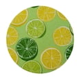 thumbnail image 4 of Autua Lemons Lime Slices Round Tablecloth Waterproof 100% Polyester 31"-35, 4 of 8