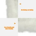 thumbnail image 6 of AYktou Sheepskin Rugs 15.74x15.74in Soft White Fluffy Rugs Chair Couch Cover Fuzzy Rugs for Bedroom Floor Sofa Living Room, 6 of 6