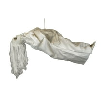 Scary Floating Possessed Girl Moaning LED Light Up Chest Animatronics Outdoor Hanging Halloween Party Decorations