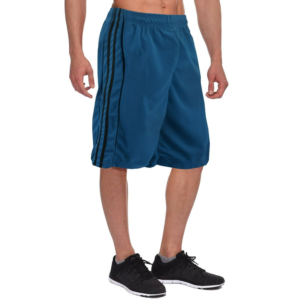 blue basket ball shorts