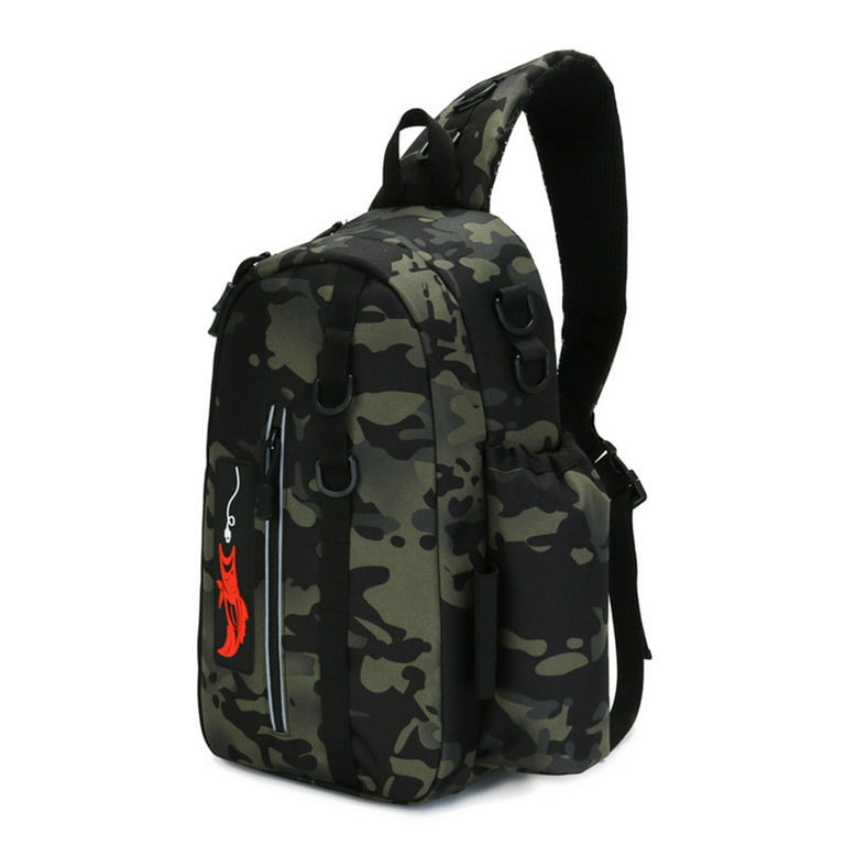 Sofullue Multifunction Fishing Bag Fishing Tackle Lure Bag Shoulder Carry  Backpack