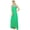 Green, variant on Bimba Women Long Green Maxi Half Lined Dress Hand Beaded Neck Sleeveless Gown