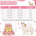 thumbnail image 2 of 5 Pieces Dog Dresses for Small Dogs Girls Floral Puppy Dresses Pet Dog Princess Bowknot Dress Cute Doggie Summer Outfits Dog Clothes for Yorkie Female Cat Small Pets, 5 Styles (Fresh Style), 2 of 7