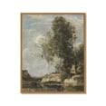 thumbnail image 3 of Drsoum Vintage Landscape Wall Art 11x14in Natural Framed Rustic Retro Nature Scenery Prints Farmhouse Classic Decorations for Dining Room Home Office, 3 of 6