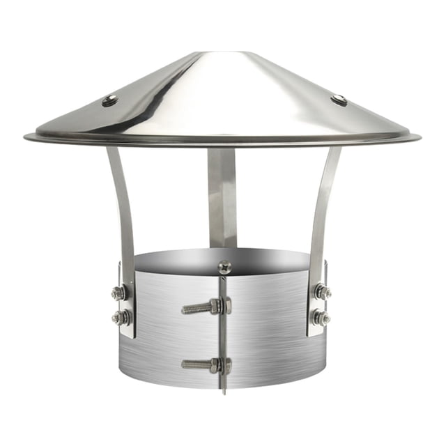 simhoa Capuchon de Cheminée Capuchon de Ventilation Protection contre la Neige Toit de Maison Diamètre 20cm