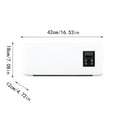 thumbnail image 3 of YUEVE Smart Home Control Panels Feit Heating Machine Mini Wall Mounted Heating Ventilation Fan Portable Intelligent Heating Machine Heater Combination With Digital Display Screen And Remote Control, 3 of 9
