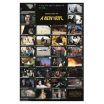 Star Wars: A New Hope - Frames Wall Poster, 14.725" x 22.375", Framed