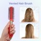 thumbnail image 5 of 1 cepillo para el pelo, cepillo para desenredar para mujeres y hombres, cepillo para el pelo para pelo liso, rizado, largo, corto, grueso, fino, rojo, plástico, 5 of 7