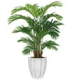 thumbnail image 1 of Artificial Faux Real Touch 5.67 Feet Palm Tree With Planter, 1 of 1