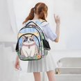 thumbnail image 6 of ALAZA Cat in Flowers School Backpack Elementary Bag Bookbag Travel Rucksack, 6 of 6