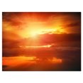 thumbnail image 2 of Yellow Sunset above Clouds - Oversized Beach Canvas Artwork, 2 of 3