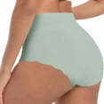 thumbnail image 5 of wcjm Green Women's Briefs Women's Underwear Comfortable High Waist Briefs Without Seam Breathable No Show Underwear Women, 5 of 5